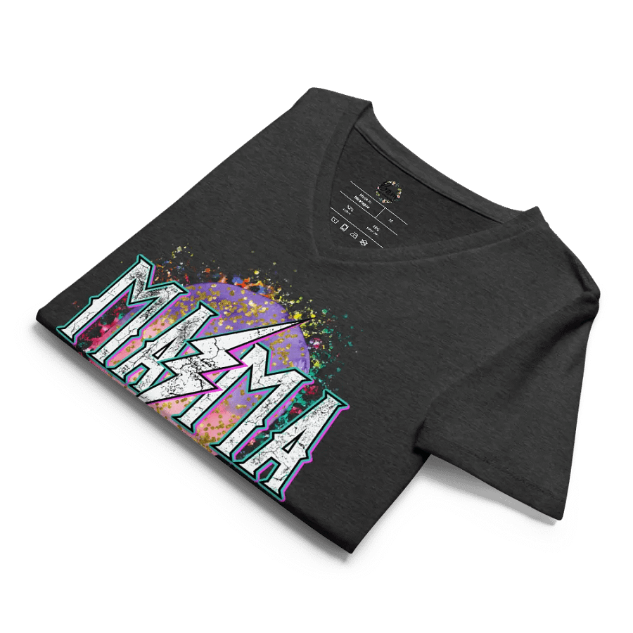 'MAMA' Lightning Bolt V-Neck Tee product image (35)