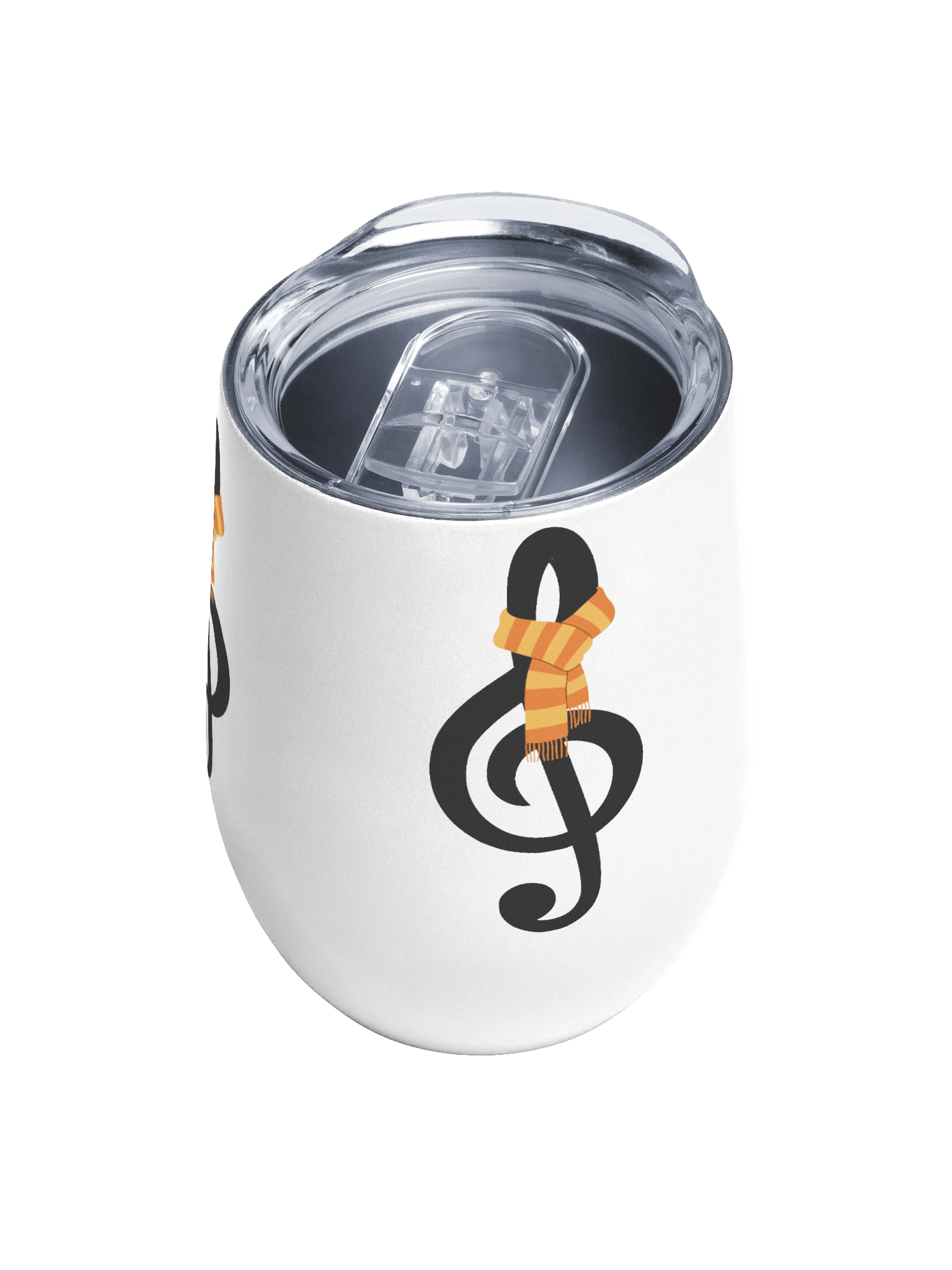 Harmonious Treble Clef Wine Tumbler product image (4)