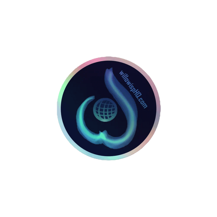 WILLOWISP Sticker (classic blue) product image (1)