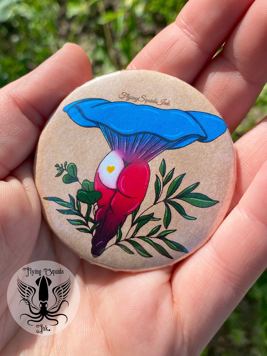 Button- Mushie Tooshie Poly Flag product image (1)