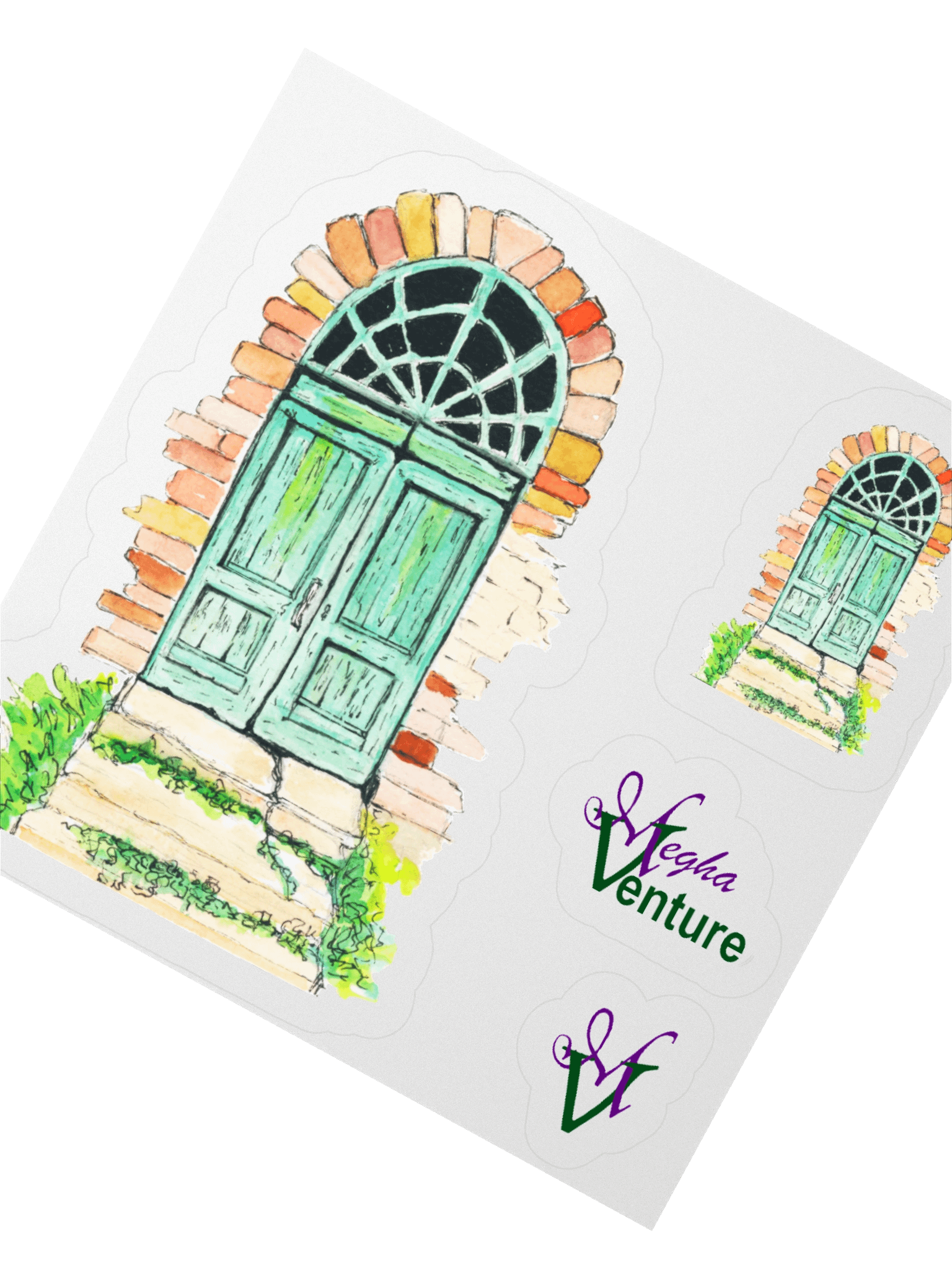 Double Door Arch Sticker product image (7)