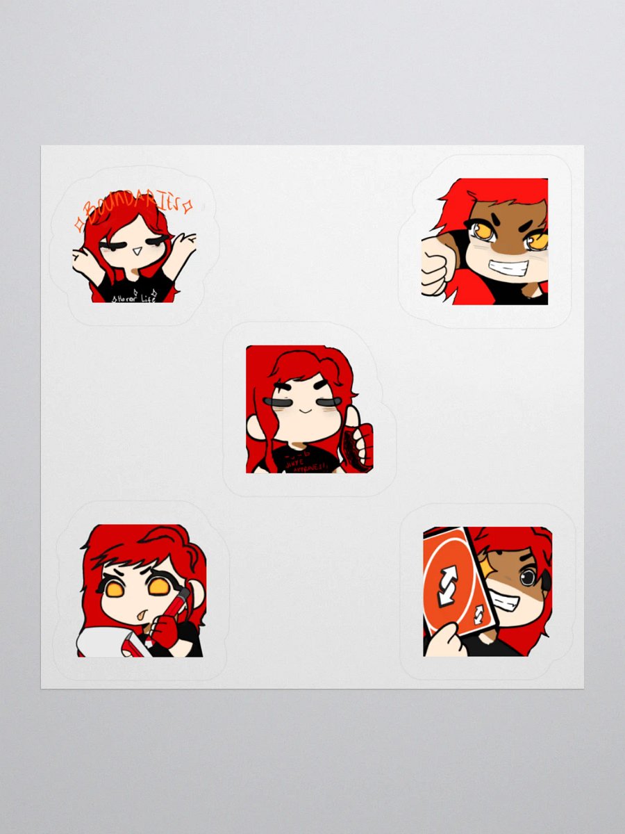 Jihye Stickers by GlitchedAstral product image (1)