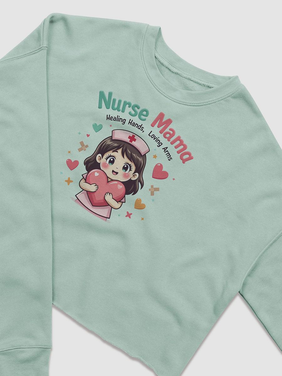 Nurse Mama Fleece Crop Sweatshirt product image (8)