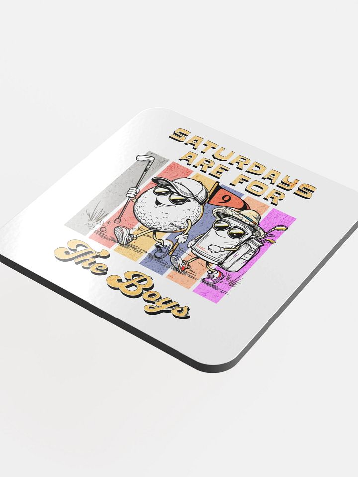 Saturdays Are For The Boys Golfing Coaster Set product image (1)
