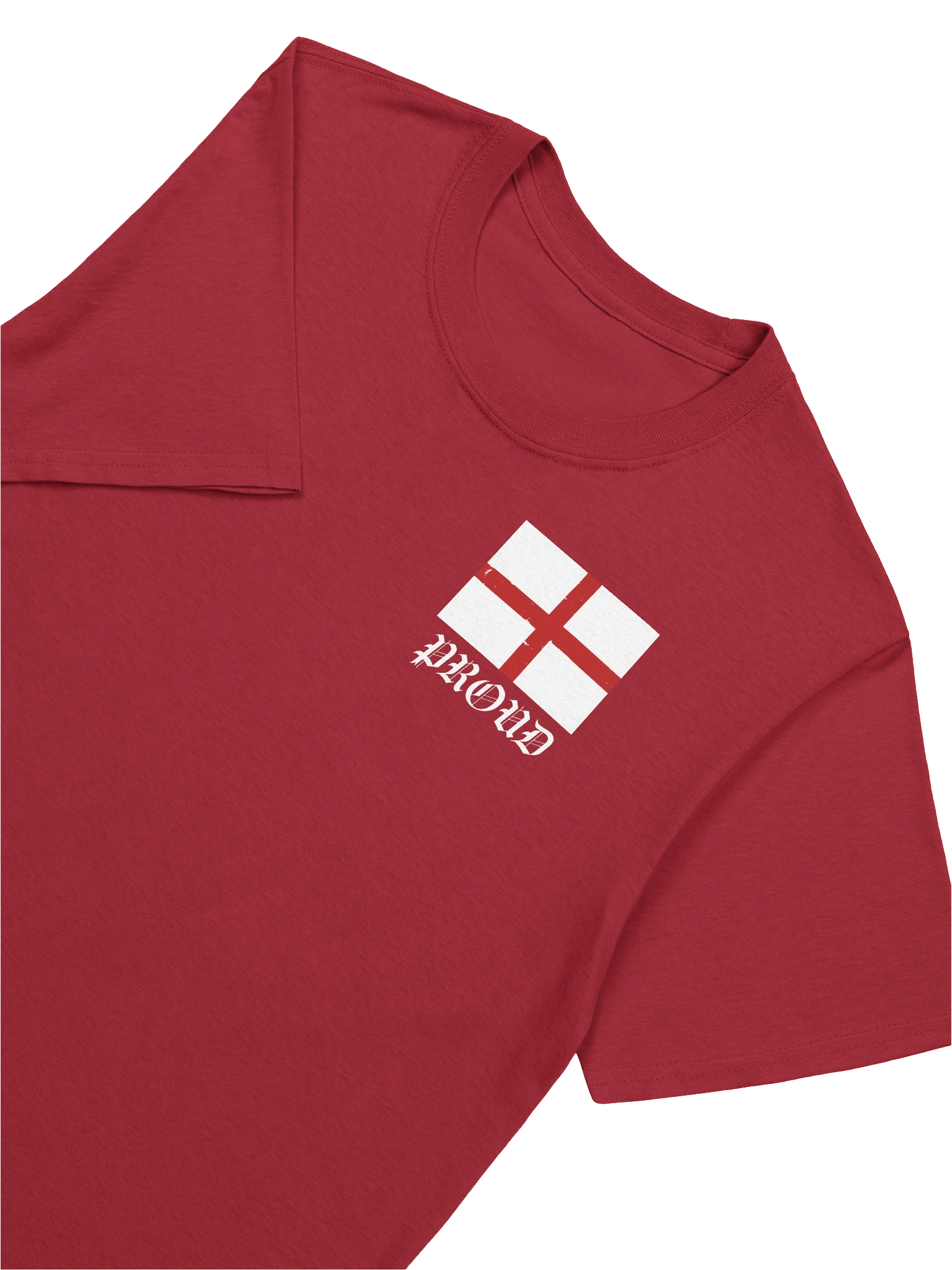 Proud St George's Flag Unisex Tee product image (7)