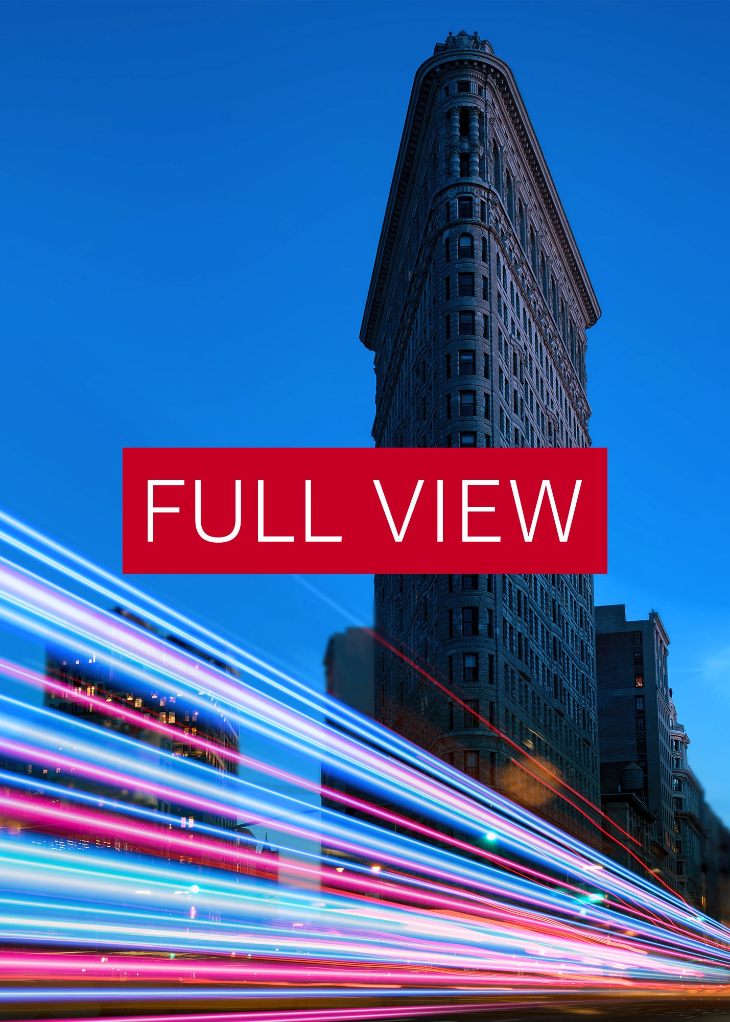 Neon city: New York, Flatiron Building (synthwave/vaporwave/retrowave/cyberpunk) — aesthetic poster product image (3)