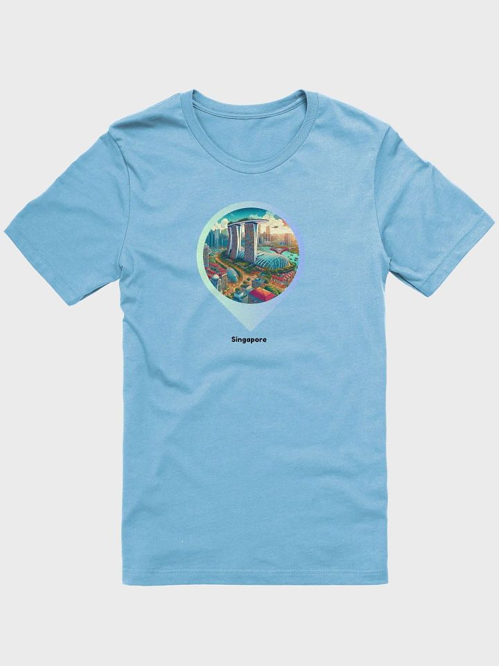 Ultimate Comfort Classic Tee | AI Design: Singapore Skyline product image (1)