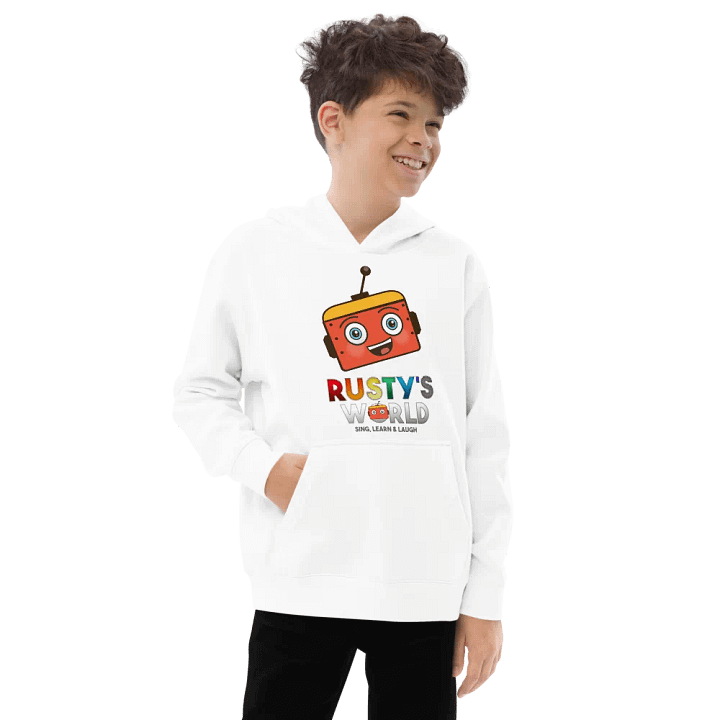 Rusty's World Fleece Pullover – Featuring Leo & Rusty product image (2)
