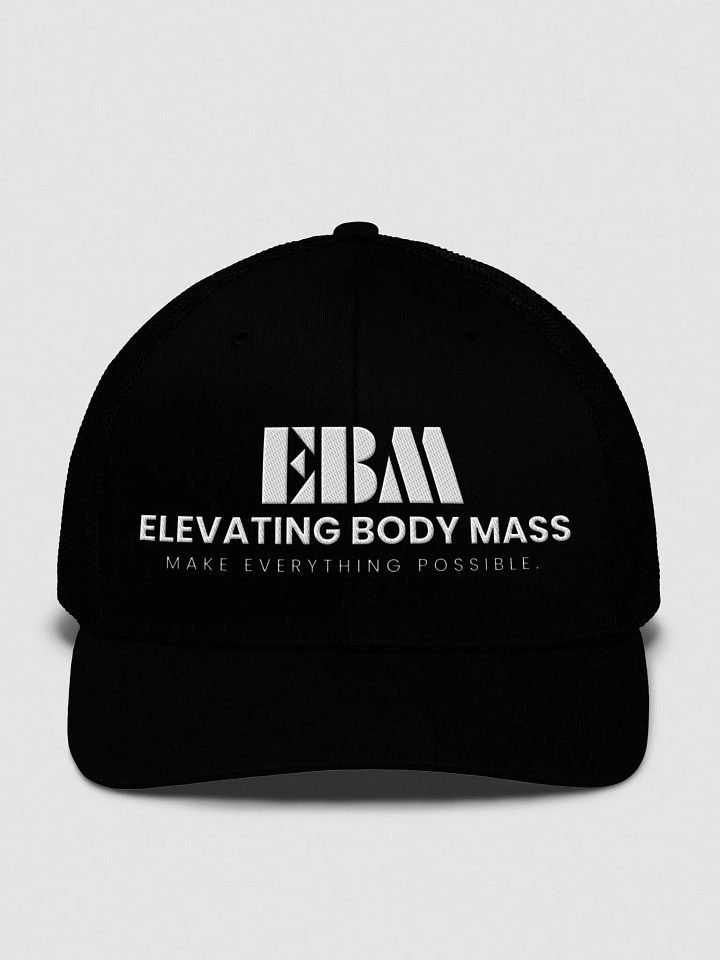 EBM Trucker Hat (White Logo) product image (1)