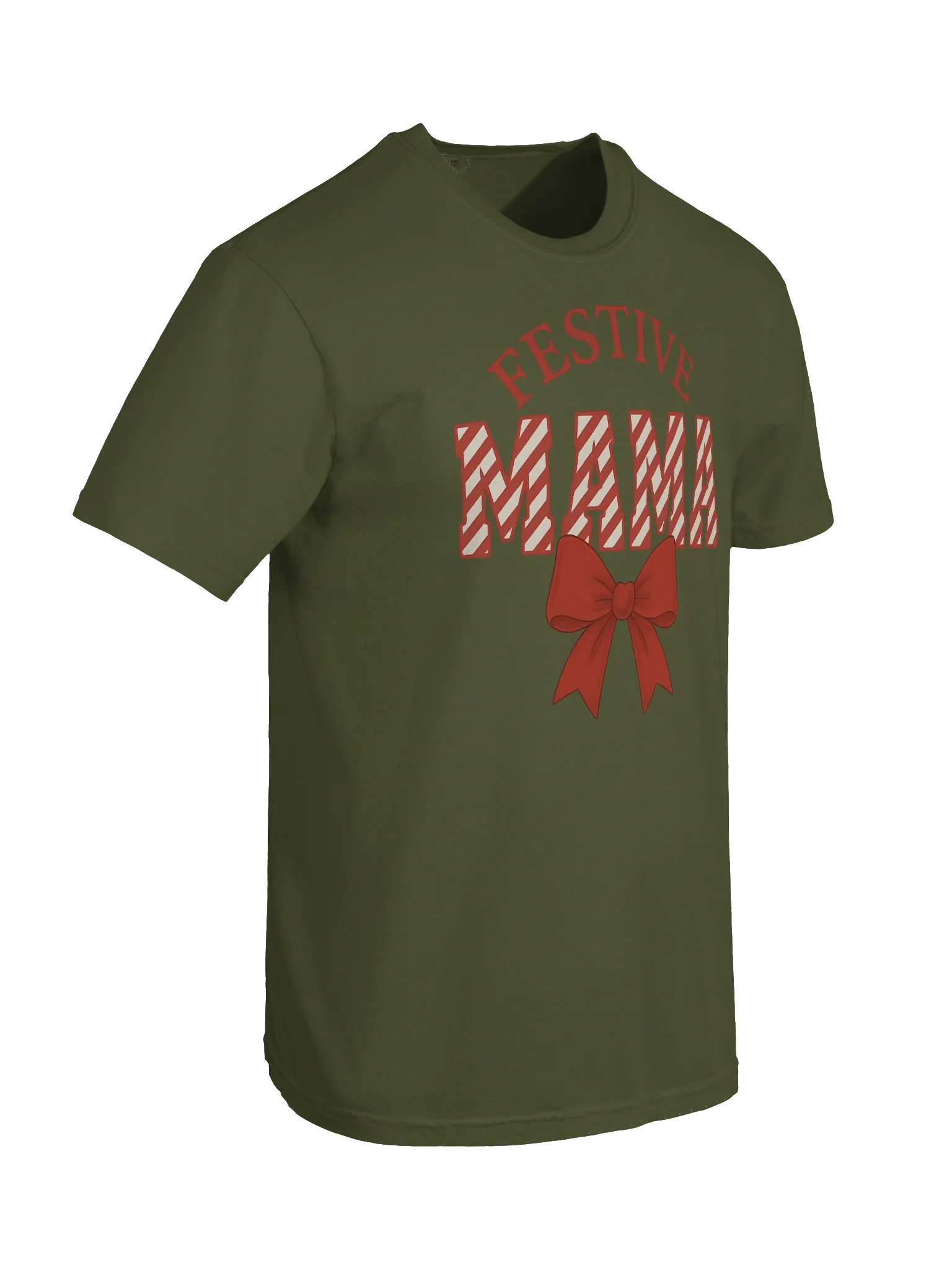 Festive Mama Candy Cane T-Shirt product image (8)