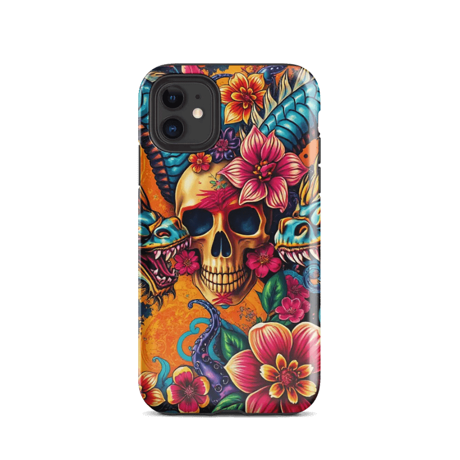 Floral Skull Fantasy iPhone® Tough Case product image (24)