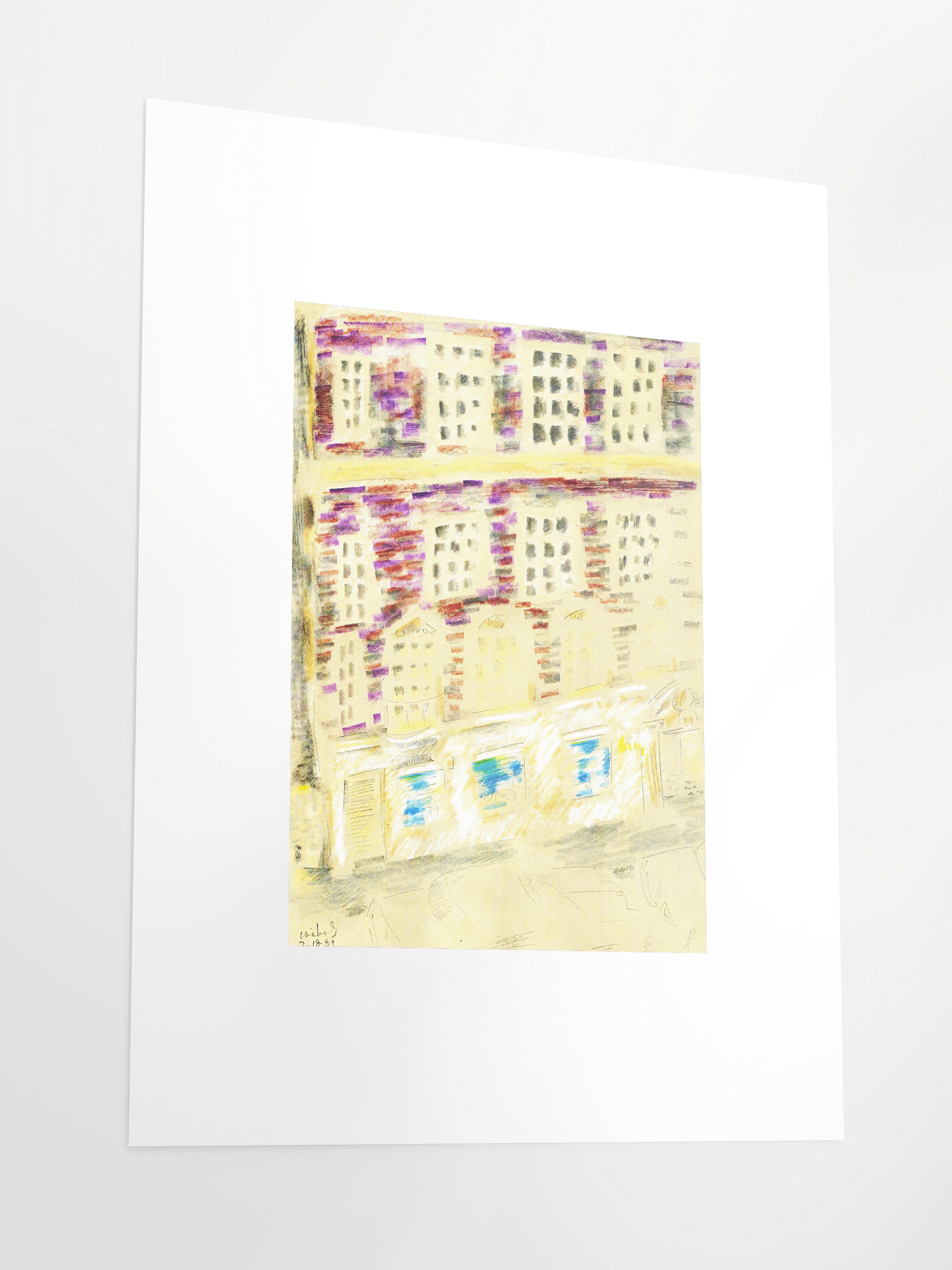 West 55th, Manhattan, NY 07.18.89 print product image (4)