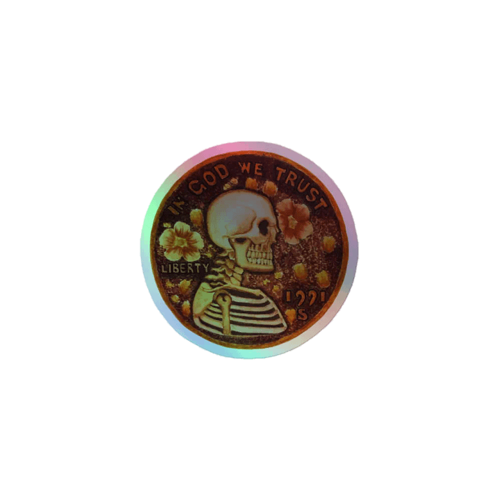 PRETTY PENNY holographic kiss-cut sticker product image (1)