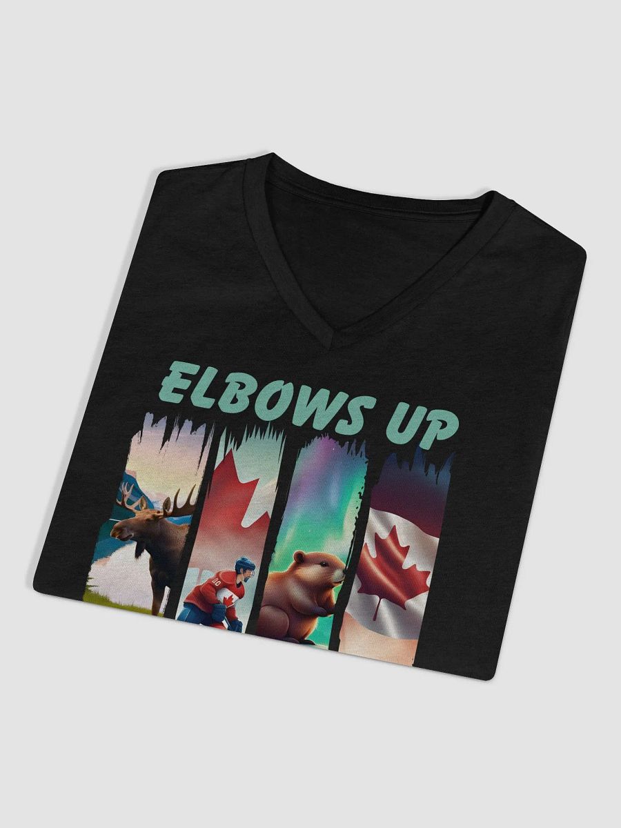 Canadian Icons Collage Women's V-Neck Tee product image (15)