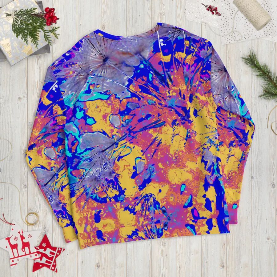 Vibrant Abstract Dandelion Seeds Unisex Sweatshirt product image (12)