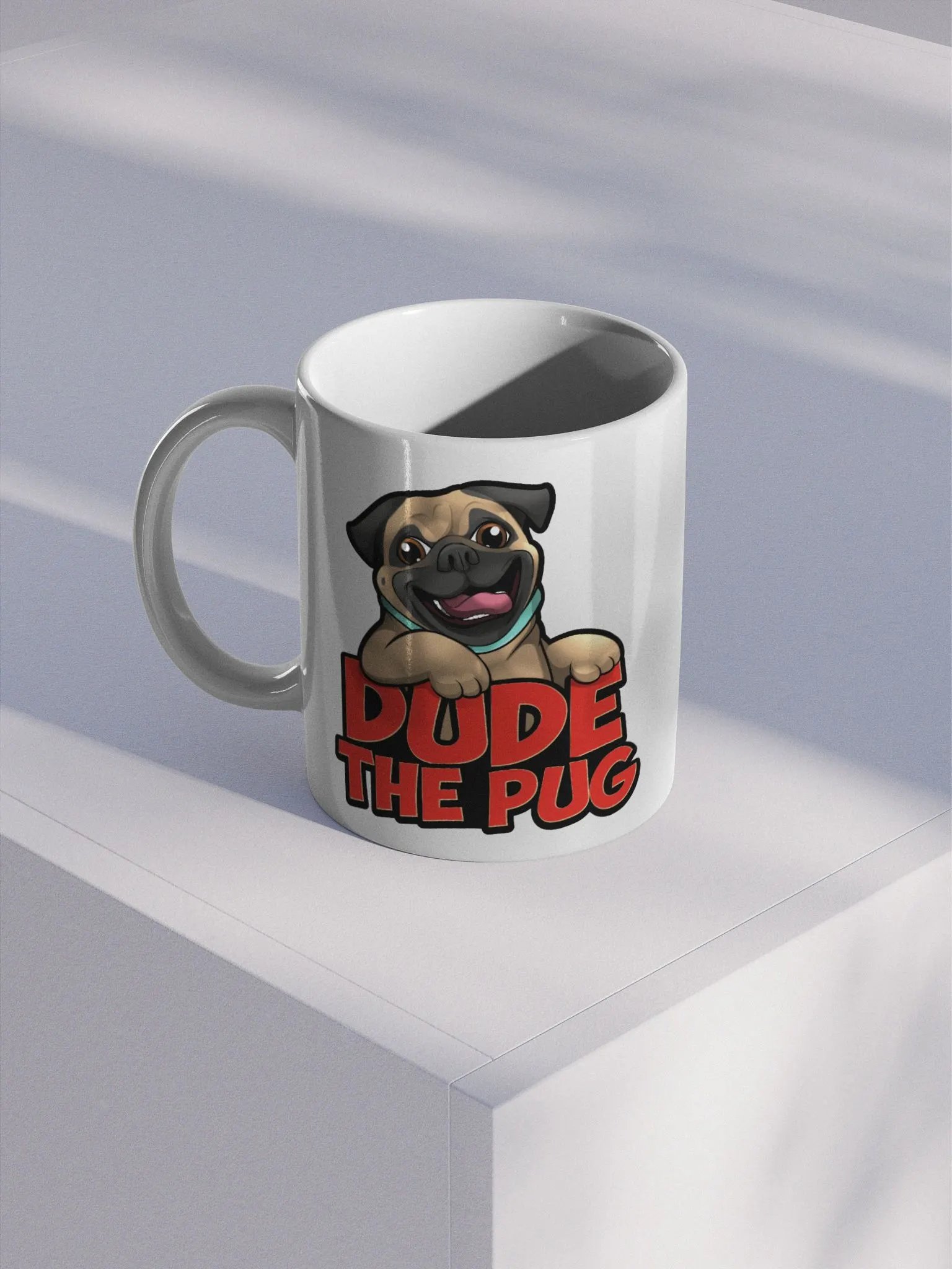 Dude the Pug Mug (Left Hand) product image (1)