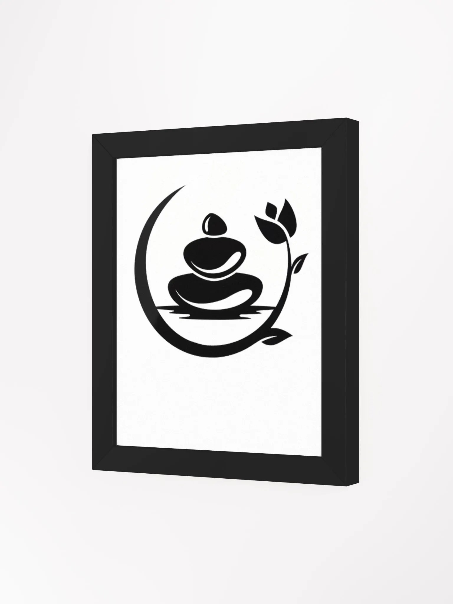 Tranquil Zen Stone Cairn Framed Poster product image (79)