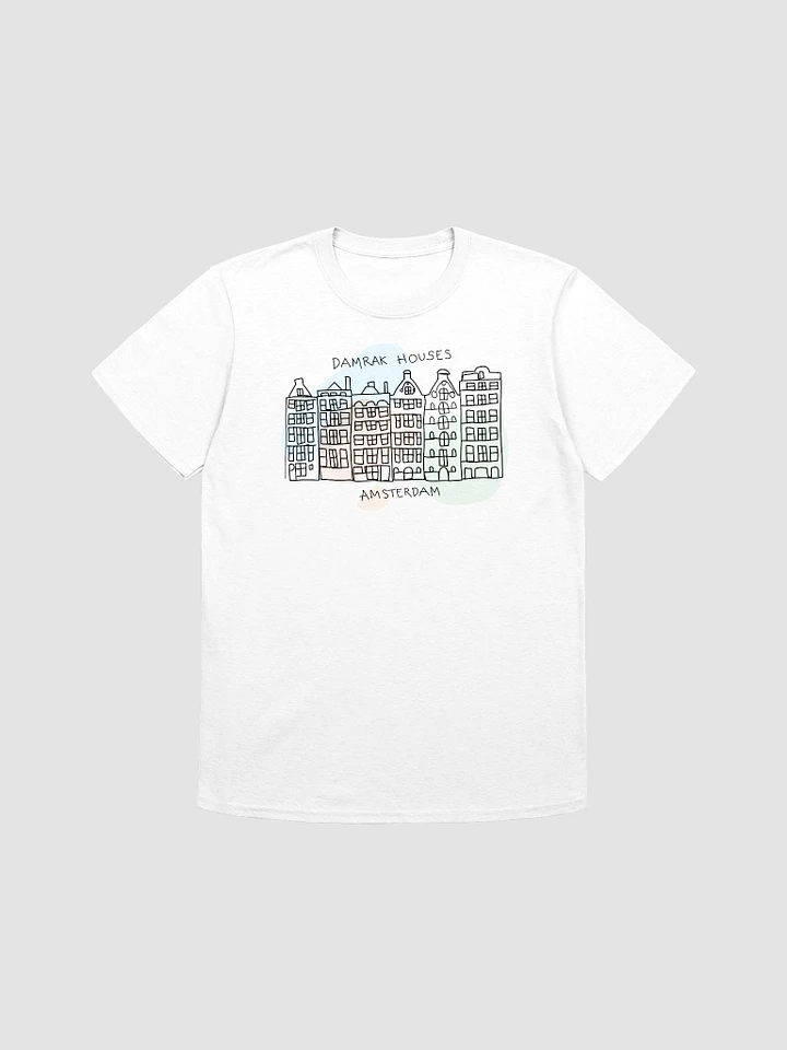 Damrak Dancing Houses Amsterdam Netherlands Souvenir T-Shirt product image (2)