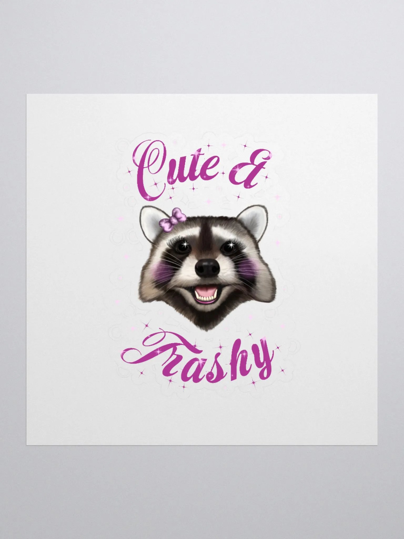 Cute & Trashy Sticker product image (3)
