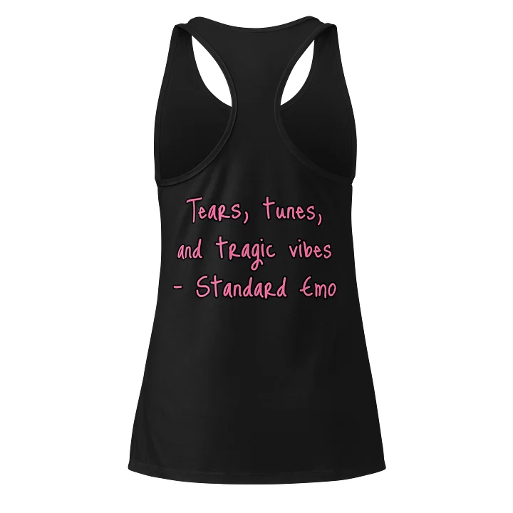 Emo cat Serenade Racerback Tank product image (8)