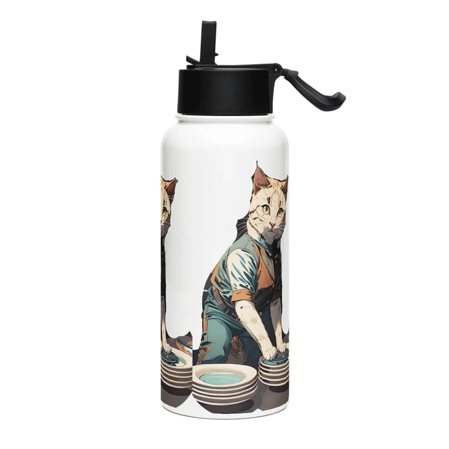 Purr-fectly Practical Stainless Steel Bottle product image (3)