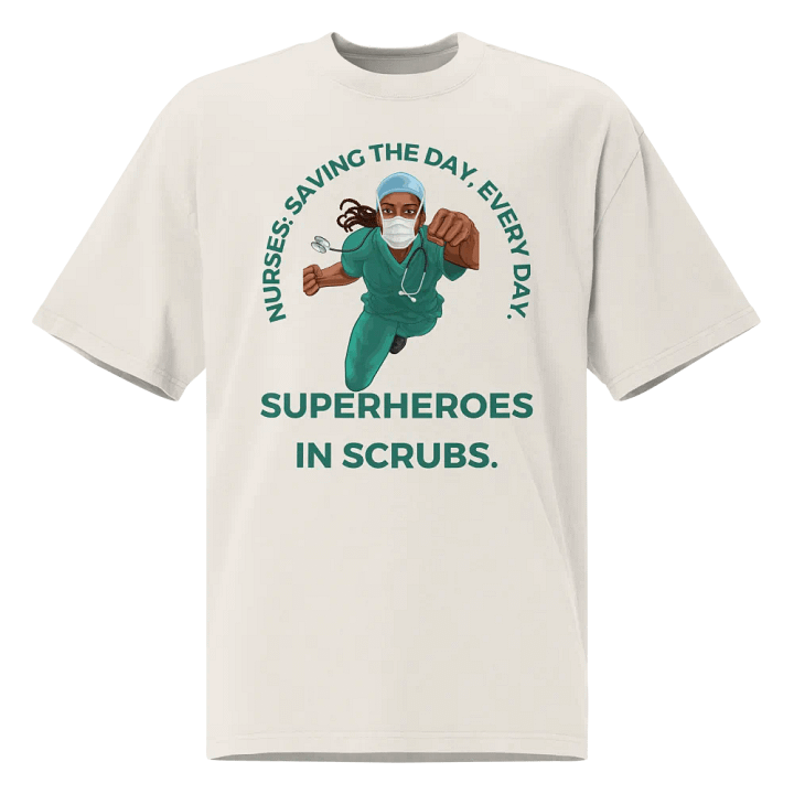 Superheroes in Scrubs Oversized Tee product image (2)