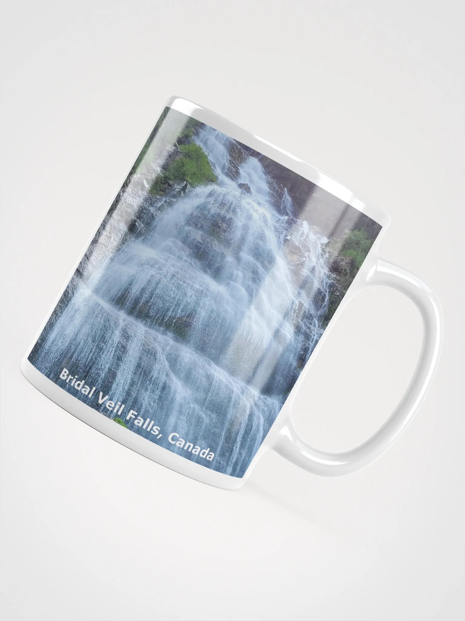 White Glossy Mug - Bridal Veil Falls product image (4)