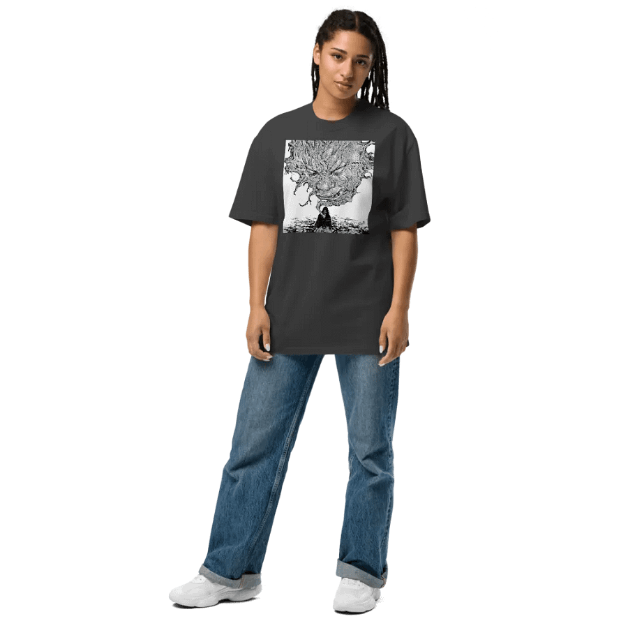 Vagabond Musashi | Ego Within Oversized Faded T-Shirt product image (10)