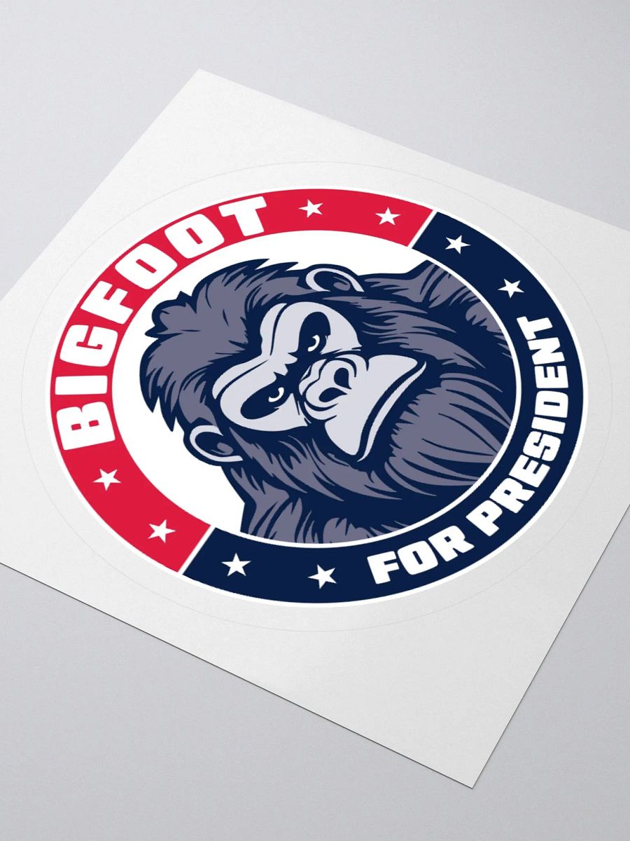 Bigfoot for President Funny Sticker product image (9)