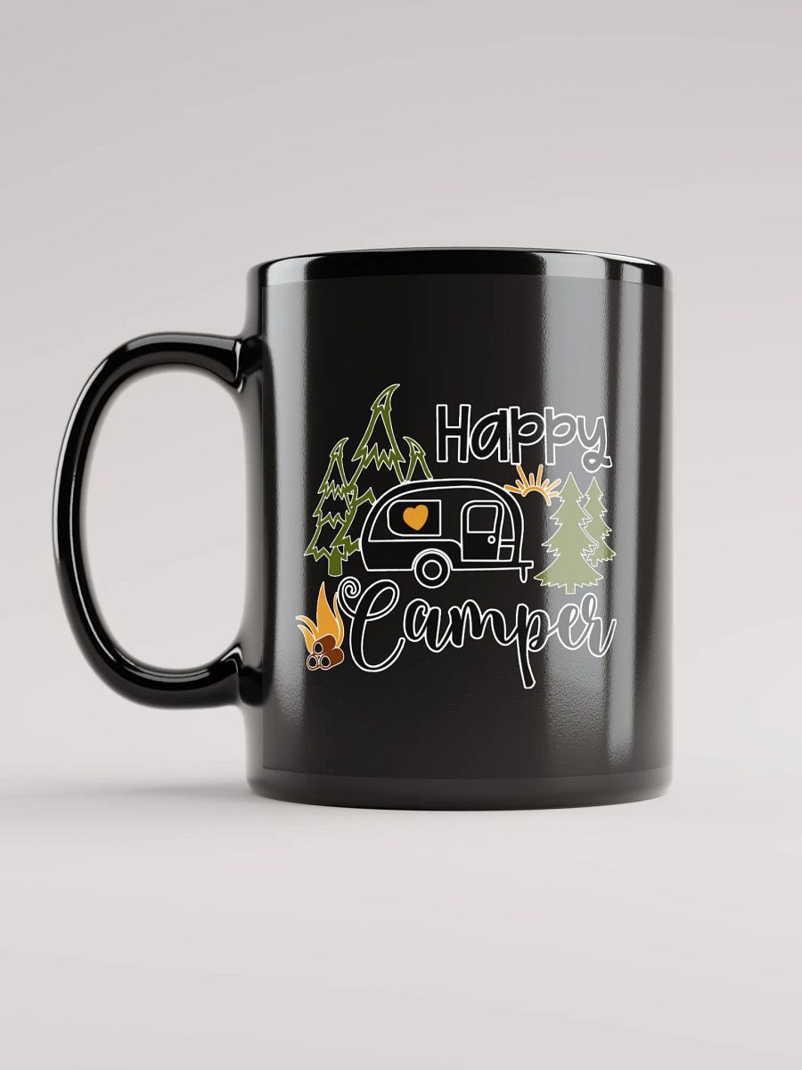Happy Camper Black Coffee Mug product image (12)