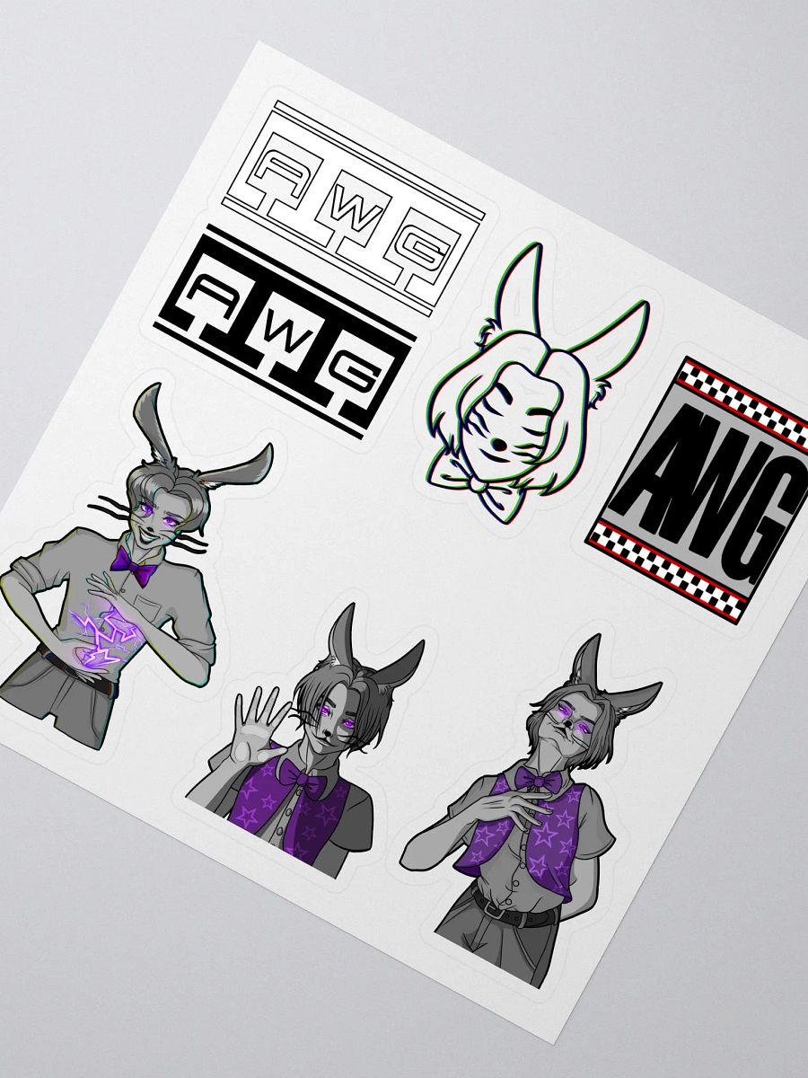 AWG Black Sticker Sheet product image (2)