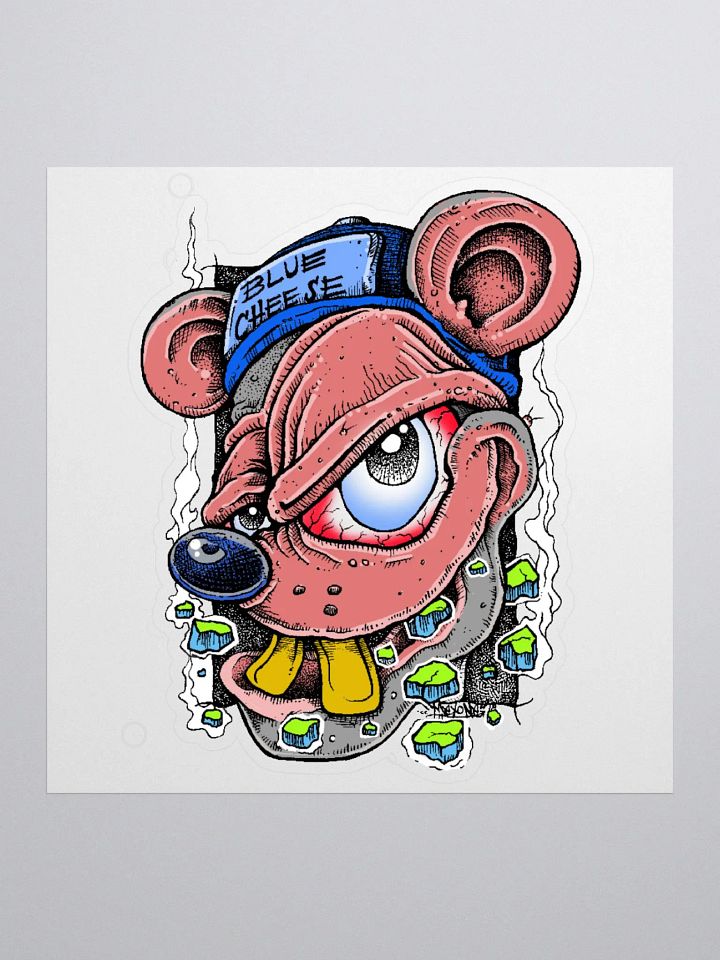 Blue Cheese Kiss Cut Sticker product image (1)