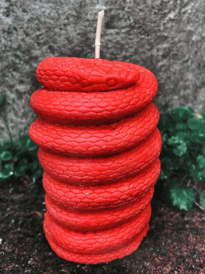 Red Snake Candle product image (2)