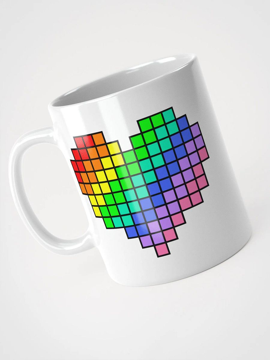 Pride Heart White Glossy Mug product image (4)