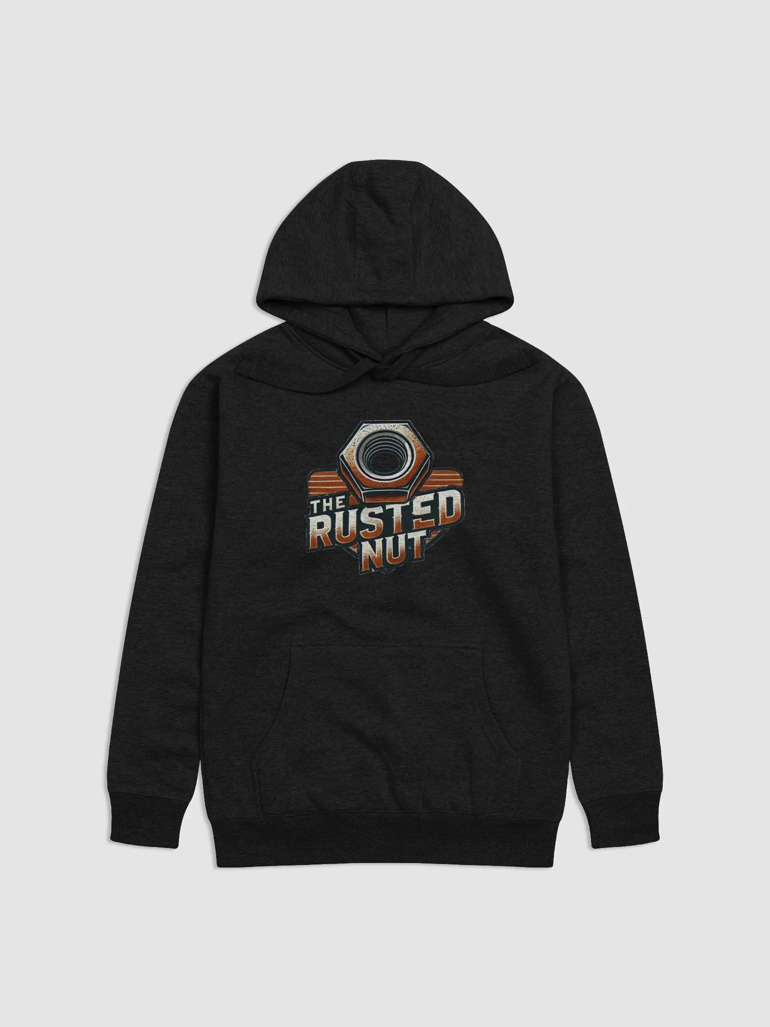 The Rusted Nut Dark Plymouth Hoodie product image (1)