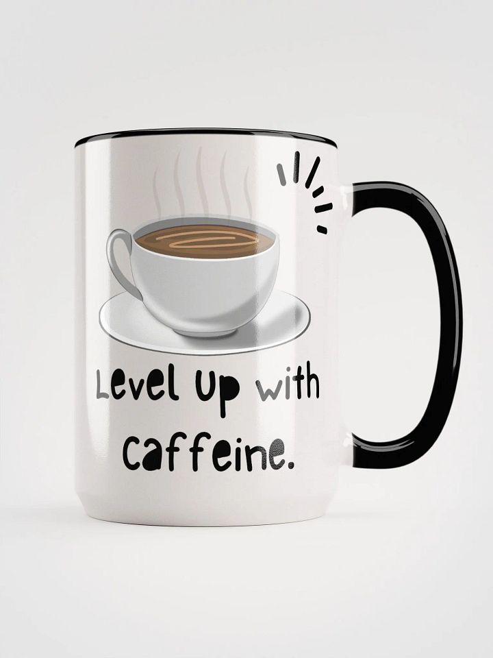 Level up with caffeine Mug product image (1)