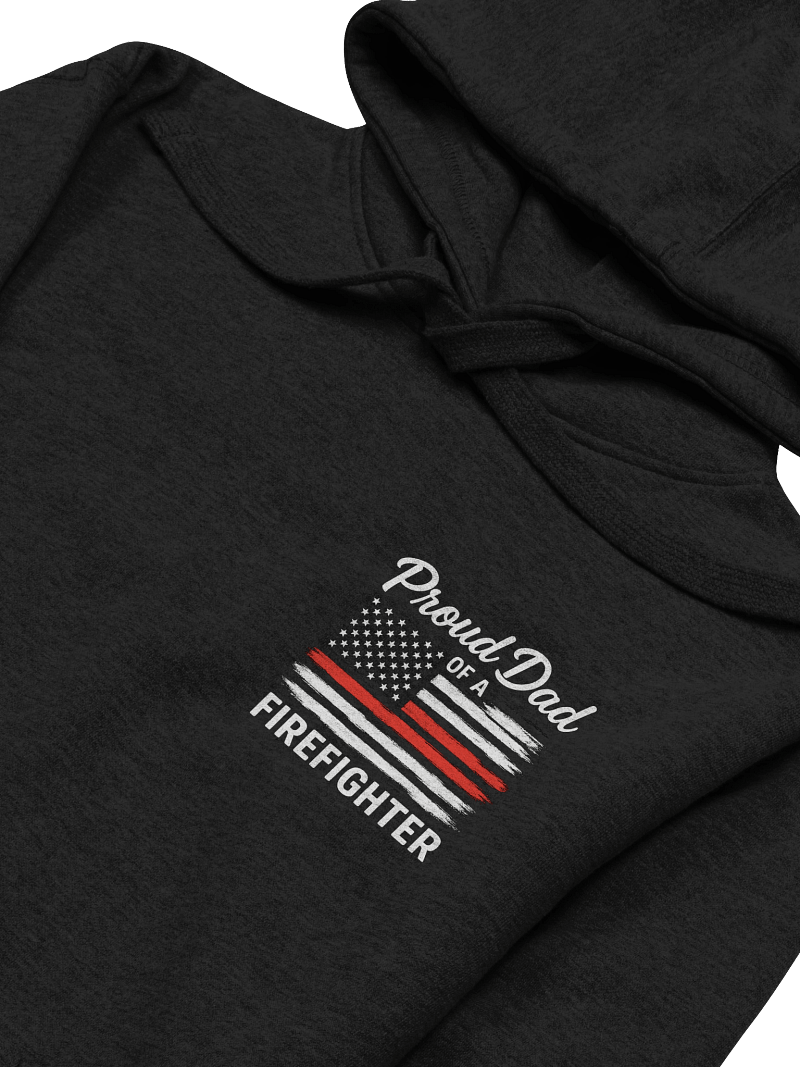 Proud Dad Firefighter Graphic Hoodie