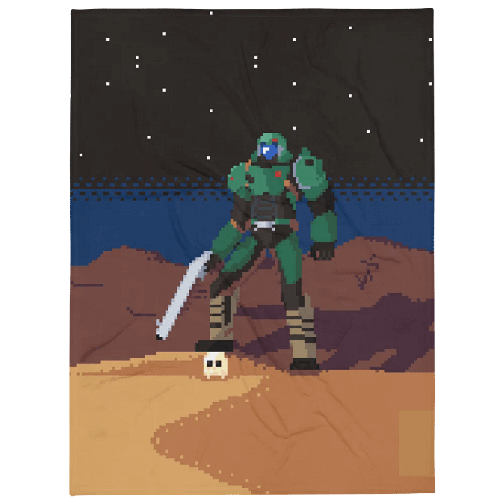 Doomslayer Throw Blanket product image (1)