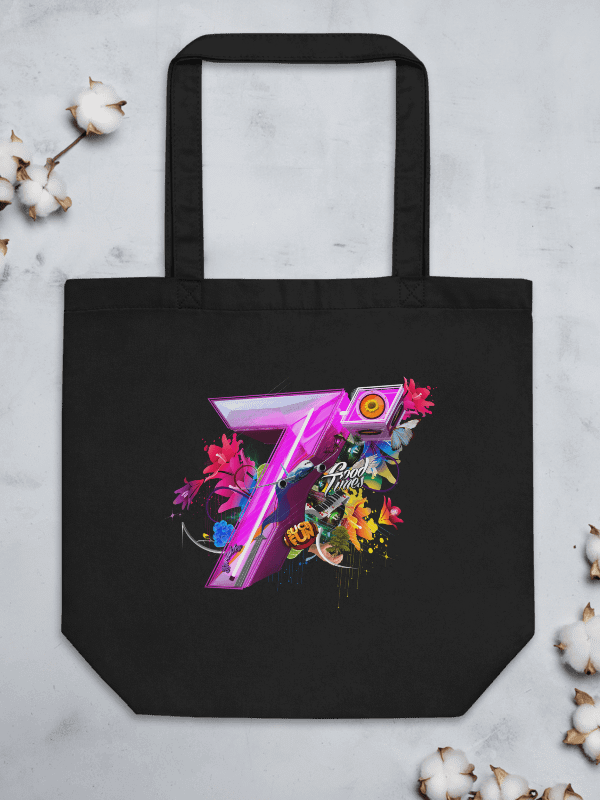 Tobu Cotton Tote Bag: Good Times product image (1)