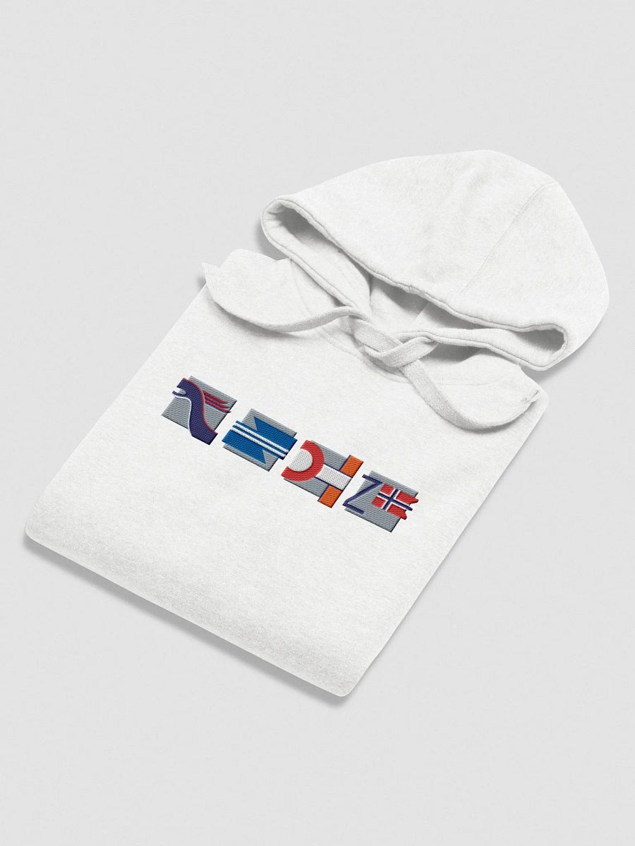 Embroidered Nordic DC-3 Collection Hoodie White product image (4)