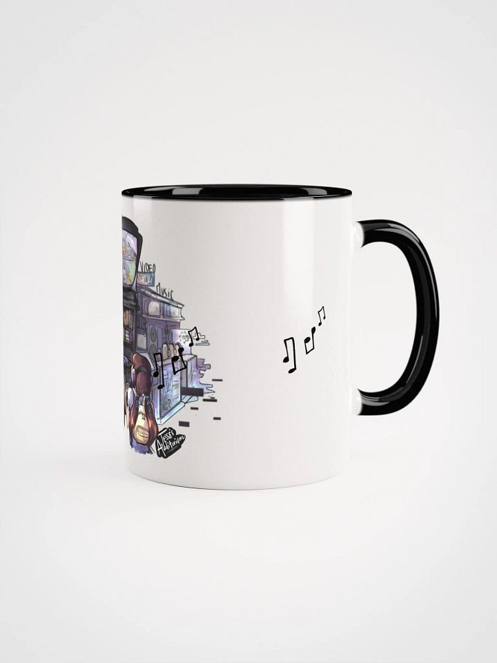 Ceramic Mug - White w/ Color Inside (Multi-Color Design) product image (2)