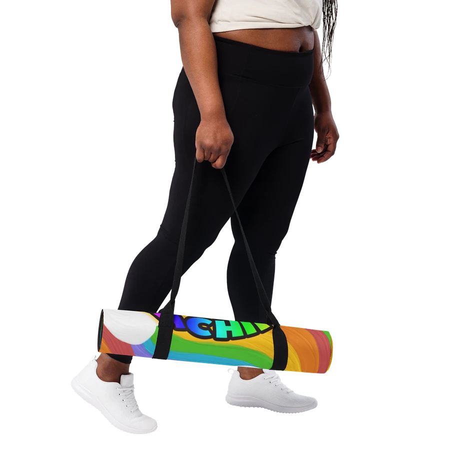 rainbow yoga mat product image (3)