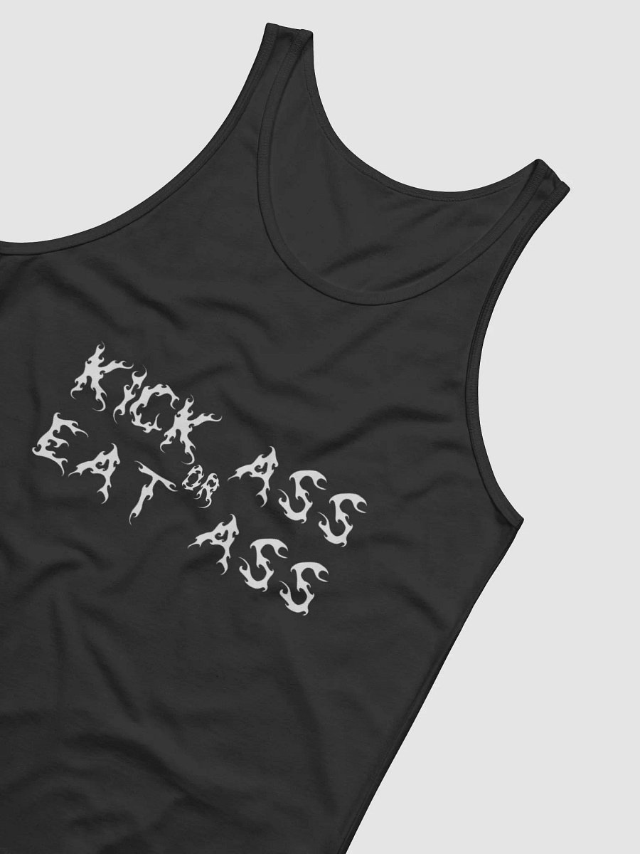 Kick Ass Or Eat Ass Tank Top (Black) product image (4)
