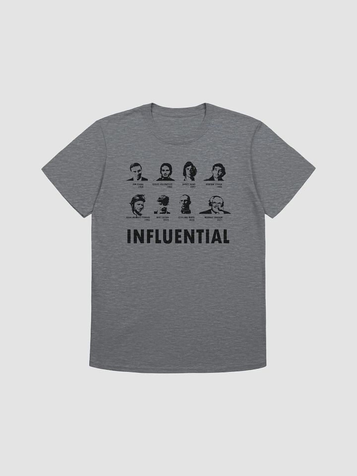 Influential F1 Drivers - Tshirt product image (1)
