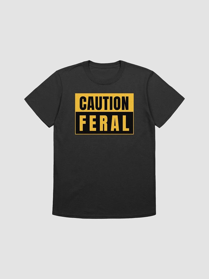Feral Caution - Gildan Softstyle Unisex T-Shirt product image (1)