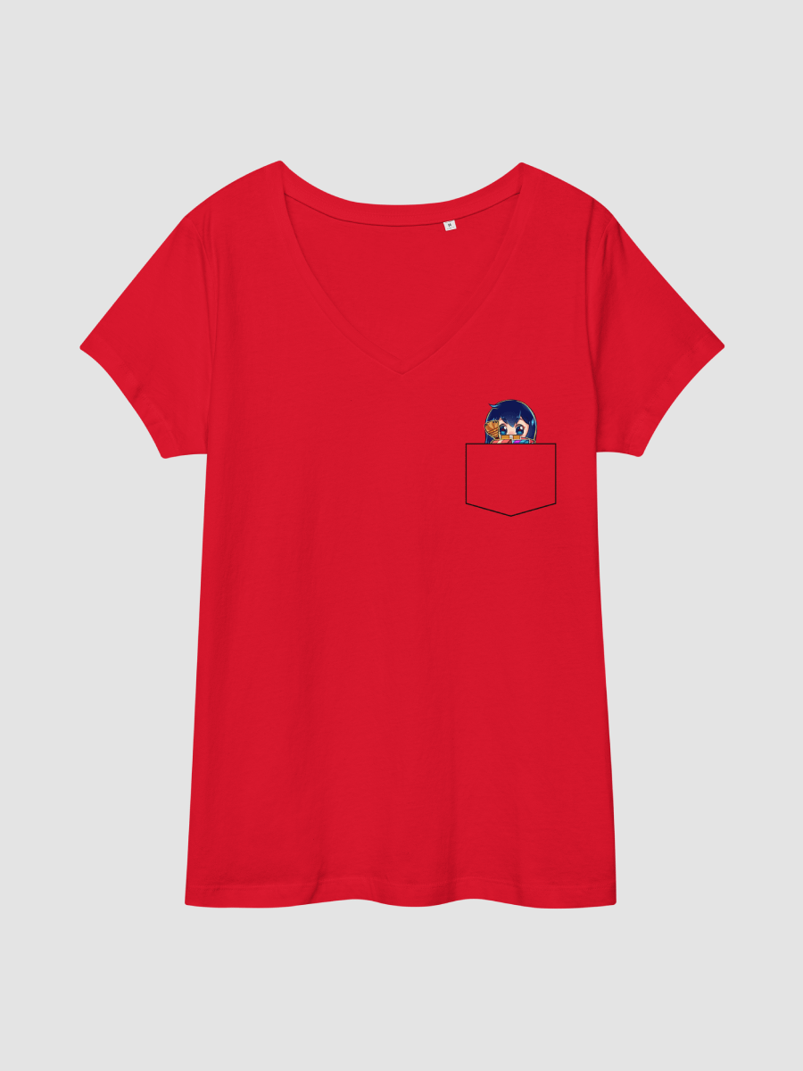 (Fake) Pocket Hoarding - Women's Fitted V-neck T-Shirt product image (2)