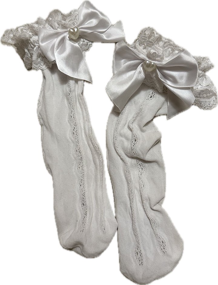 White babydoll socks product image (1)