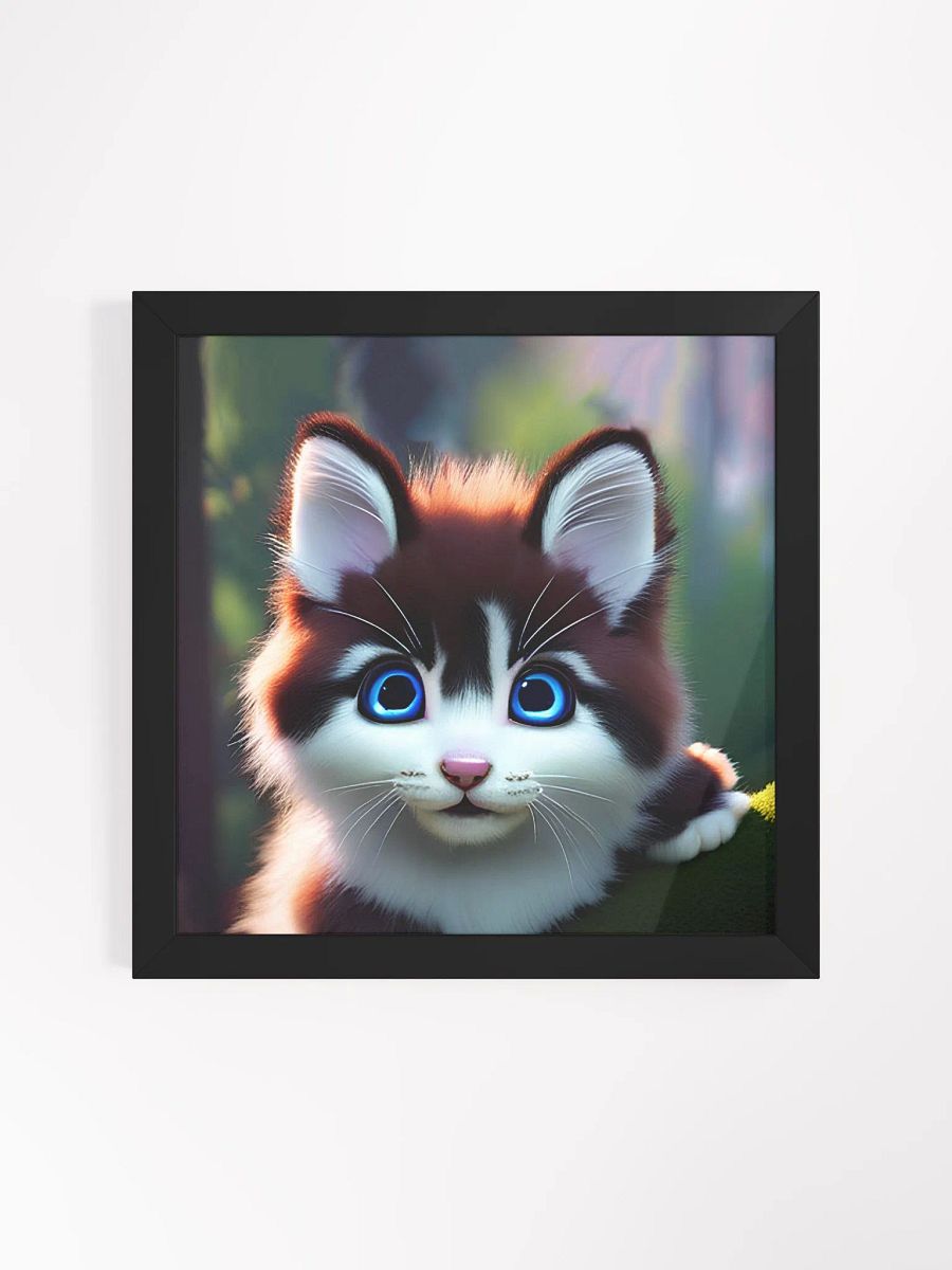 Enchanting Whiskers - Forest Gaze Poster product image (1)