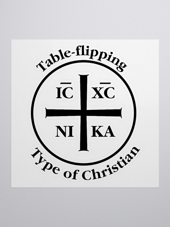 Table Flipper Sticker (Black) product image (2)