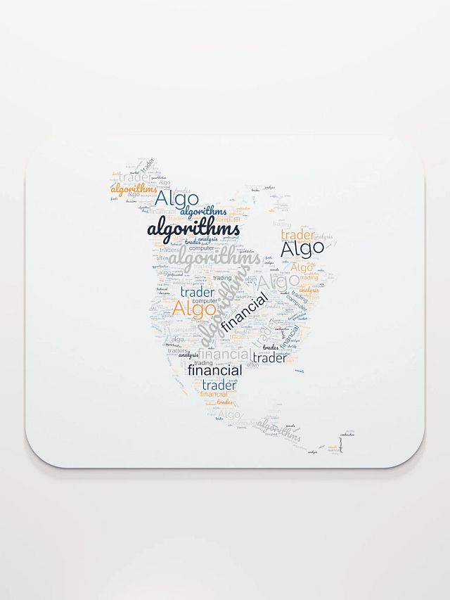 US Map Word Jumble Mousepad product image (1)